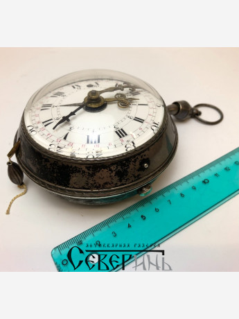 Часы Дилижансные. 18 век. 11 см. Жан-Антуан-Лепин. RRR!