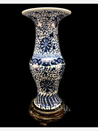 Антикварная ваза Цветы. Китай 18 век. Оригинал