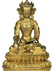 Будда Акшобхья. 15 век. Китай